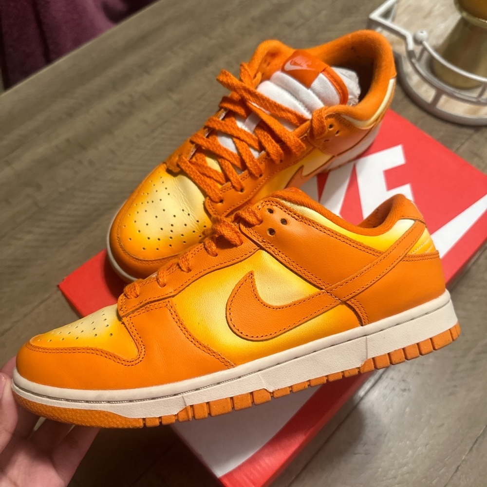 Nike women’s dunk low magma orange
